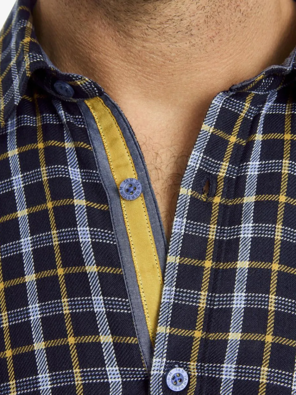 Herren Jan Vanderstorm Hemden>Herren Kurzarmhemd - BAKKE