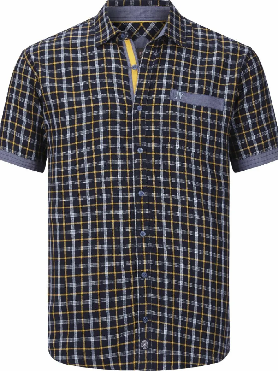 Herren Jan Vanderstorm Hemden>Herren Kurzarmhemd - BAKKE