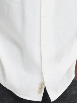 BLEND Hemden<Herren Kurzarmhemd - BHVICTOR weiß uni