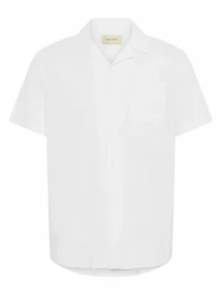 BLEND Hemden<Herren Kurzarmhemd - BHVICTOR weiß uni