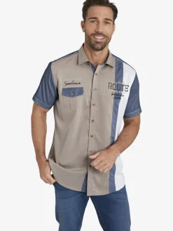 Herren Jan Vanderstorm Hemden>Herren Kurzarmhemd - BODVAR