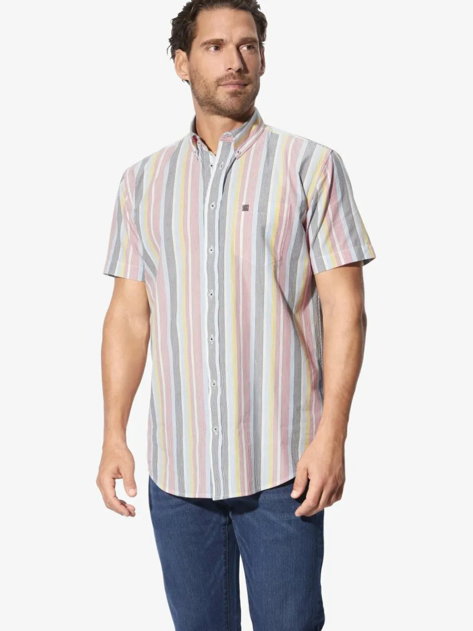 Herren BABISTA Hemden>Herren Kurzarmhemd - ELVARIN