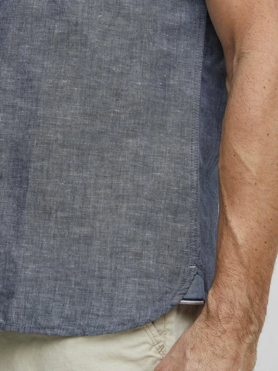 FQ1924 Hemden<Herren Kurzarmhemd - FQErlend marine uni