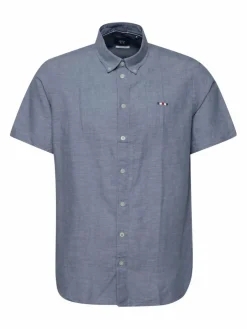FQ1924 Hemden<Herren Kurzarmhemd - FQErlend marine uni