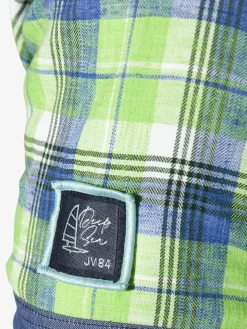 Jan Vanderstorm Hemden<Herren Kurzarmhemd - HAAKER grün kariert