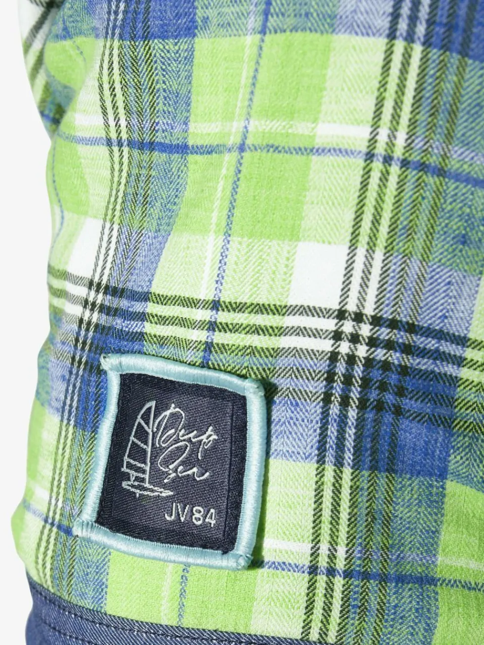 Jan Vanderstorm Hemden<Herren Kurzarmhemd - HAAKER grün kariert