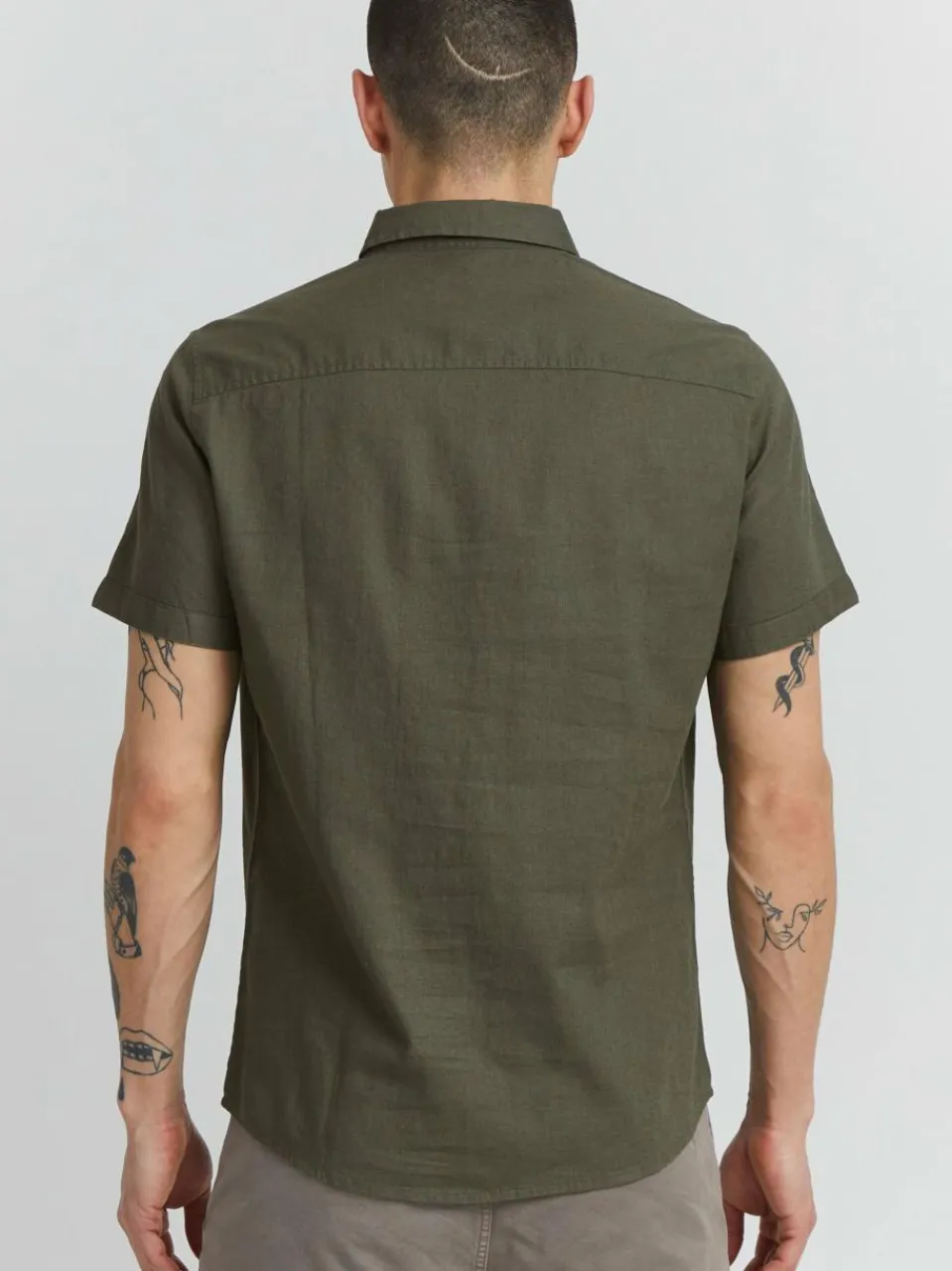 Herren Indicode Hemden>Herren Kurzarmhemd - IDHank