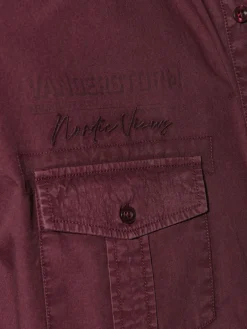 Jan Vanderstorm Hemden<Herren Kurzarmhemd - KURVIN rot uni