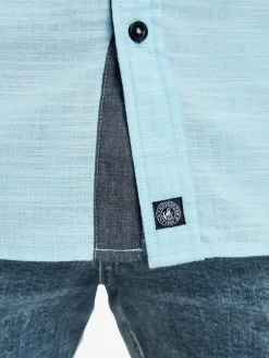 Jan Vanderstorm Hemden<Herren Kurzarmhemd - MELFRED türkis uni