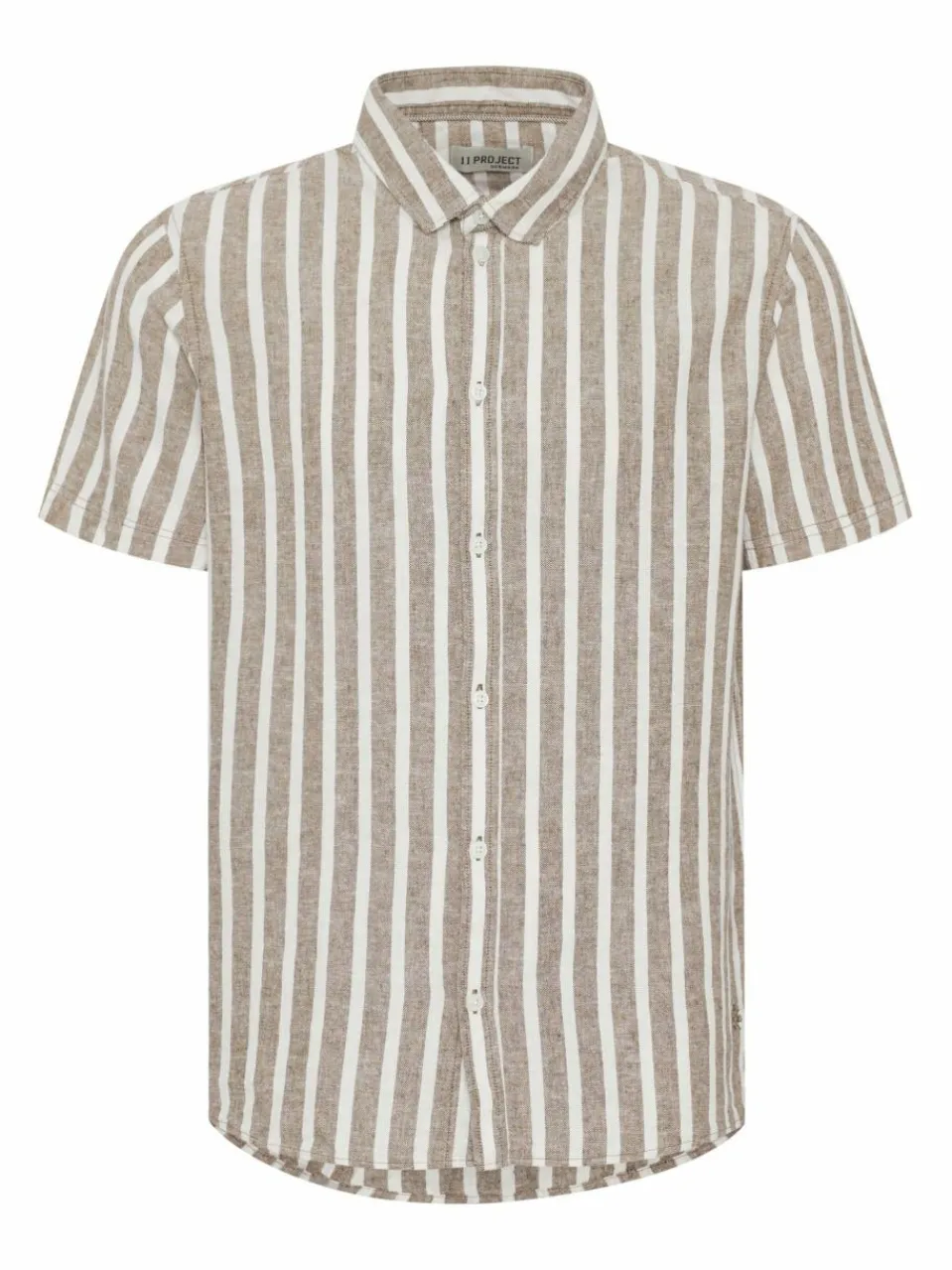 11 Project Hemden<Herren Kurzarmhemd - PROchy braun gestreift