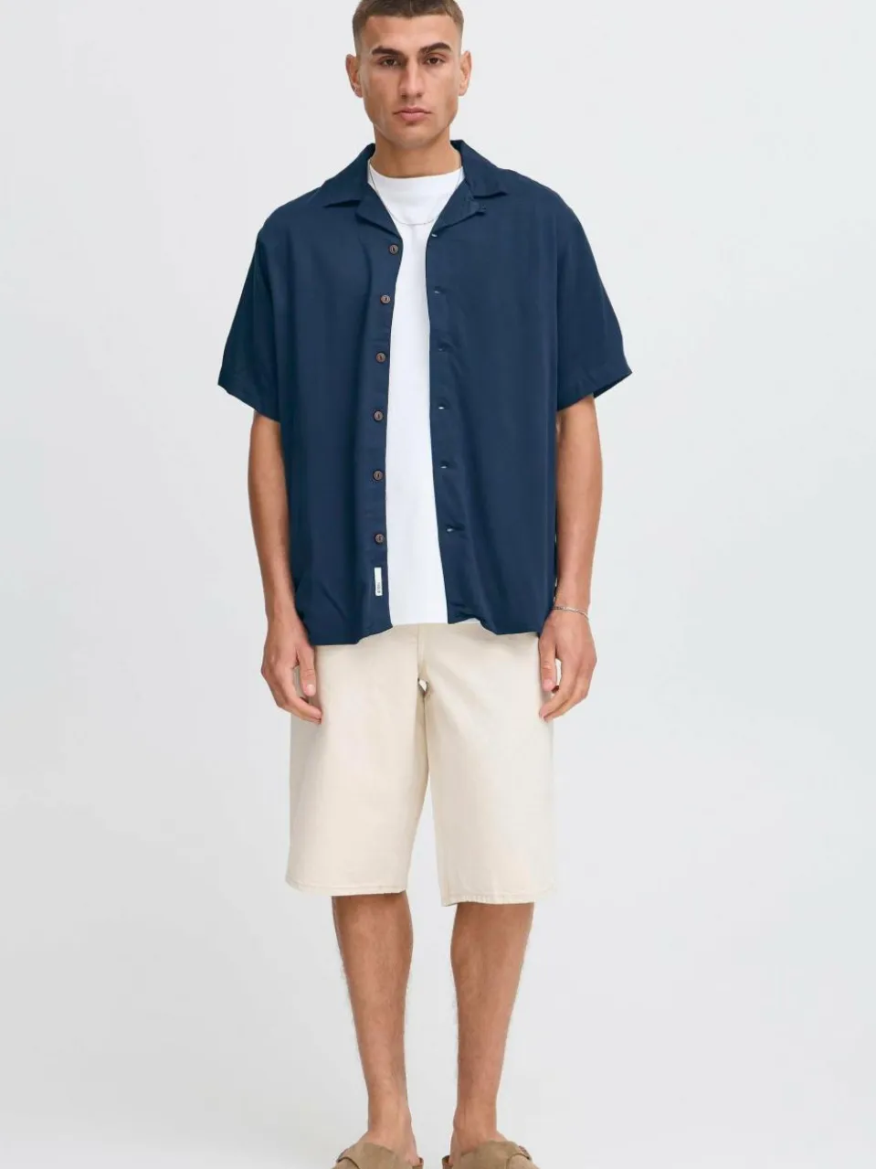 Herren Solid Hemden>Herren Kurzarmhemd - SDPABLO