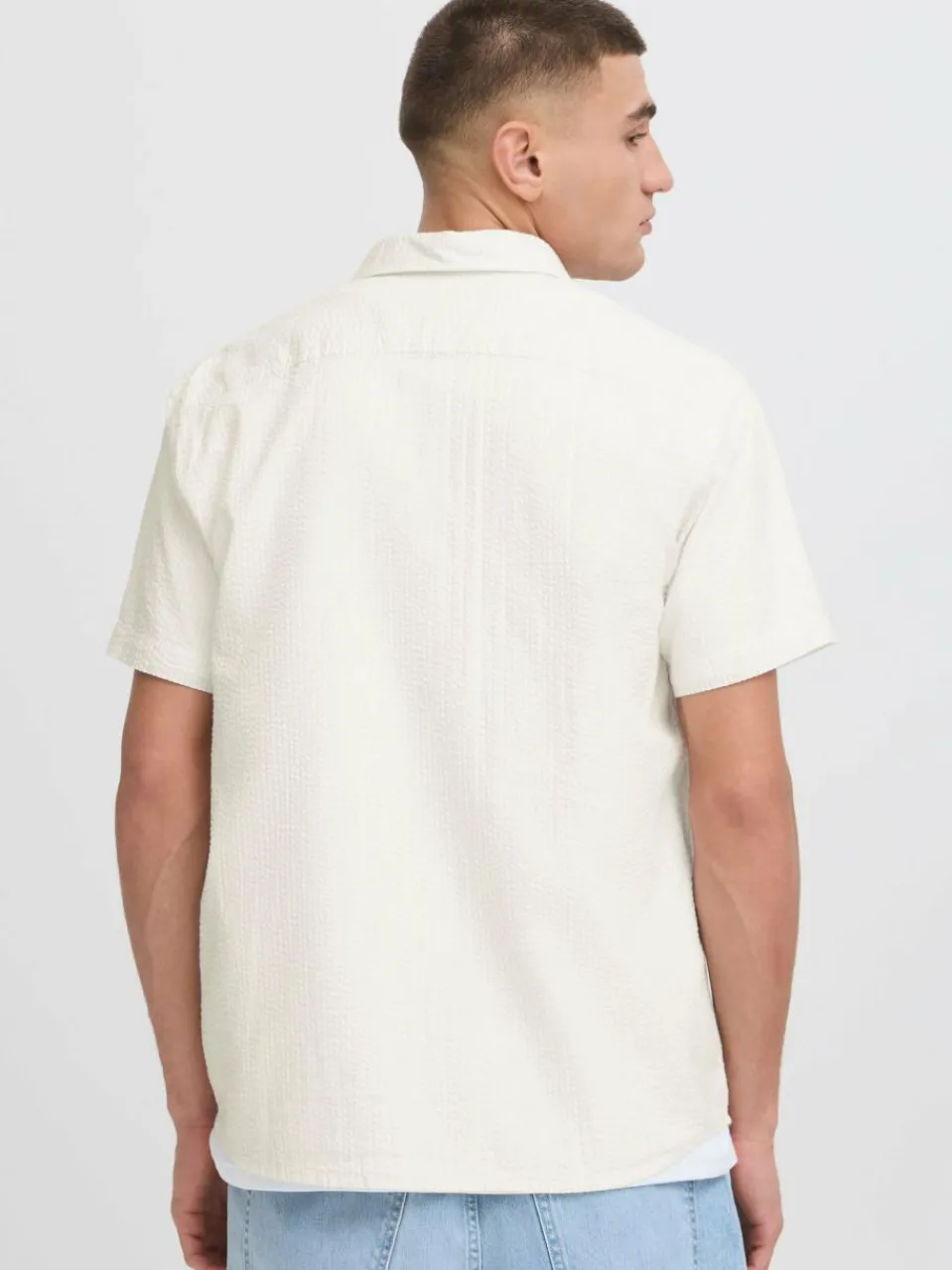 Herren Solid Hemden>Herren Kurzarmhemd - SDPALLE