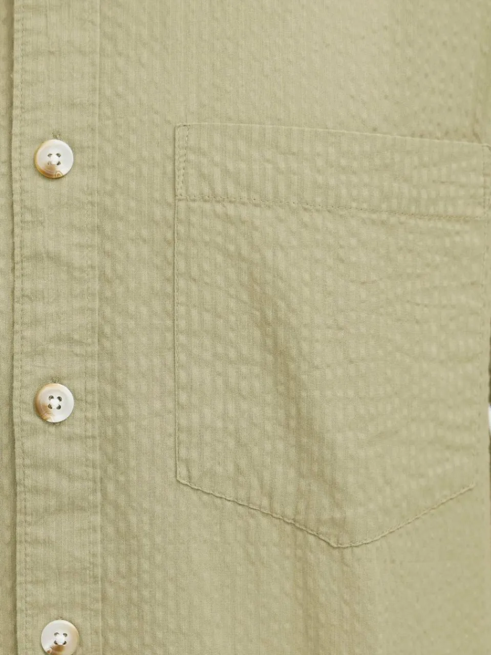 Solid Hemden<Herren Kurzarmhemd - SDPALLE grün strukturiert