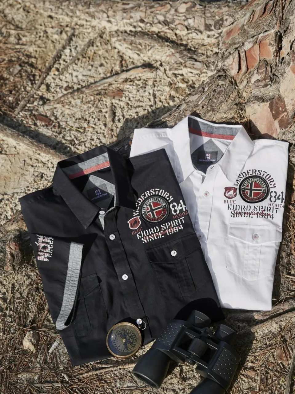 Herren Jan Vanderstorm Hemden>Herren Kurzarmhemd - SNOFRED