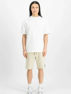 Alpha Industries Hosen<Herren Kurze Hose weiß uni