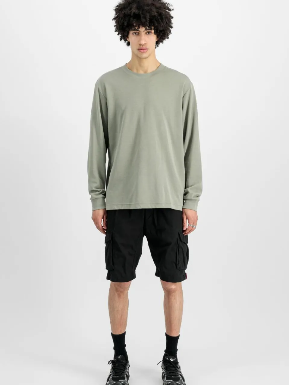 Alpha Industries Hosen<Herren Kurze Hose schwarz uni