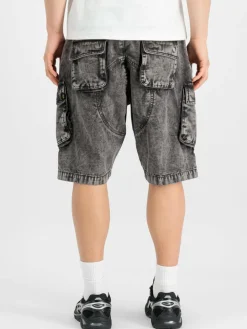 Alpha Industries Hosen<Herren Kurze Hose schwarz uni