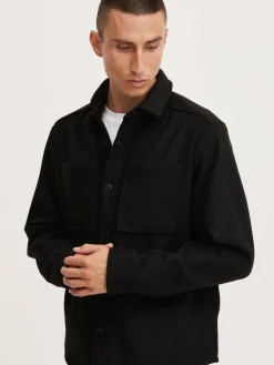 Herren Solid Hemden>Herren Langarmhemd