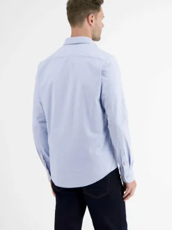 LERROS Hemden<Herren Langarmhemd hellblau uni