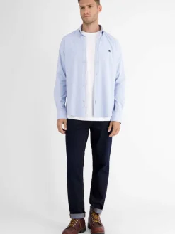 LERROS Hemden<Herren Langarmhemd hellblau uni