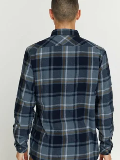 Herren Solid Hemden>Herren Langarmhemd