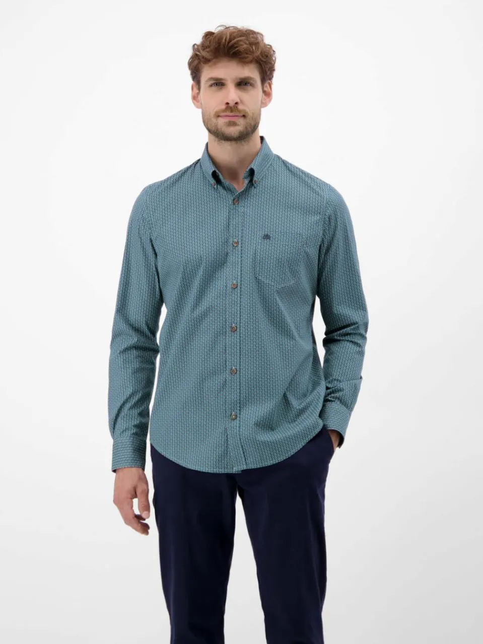 Herren LERROS Hemden>Herren Langarmhemd