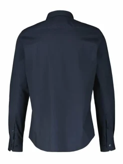 LERROS Hemden<Herren Langarmhemd marine uni