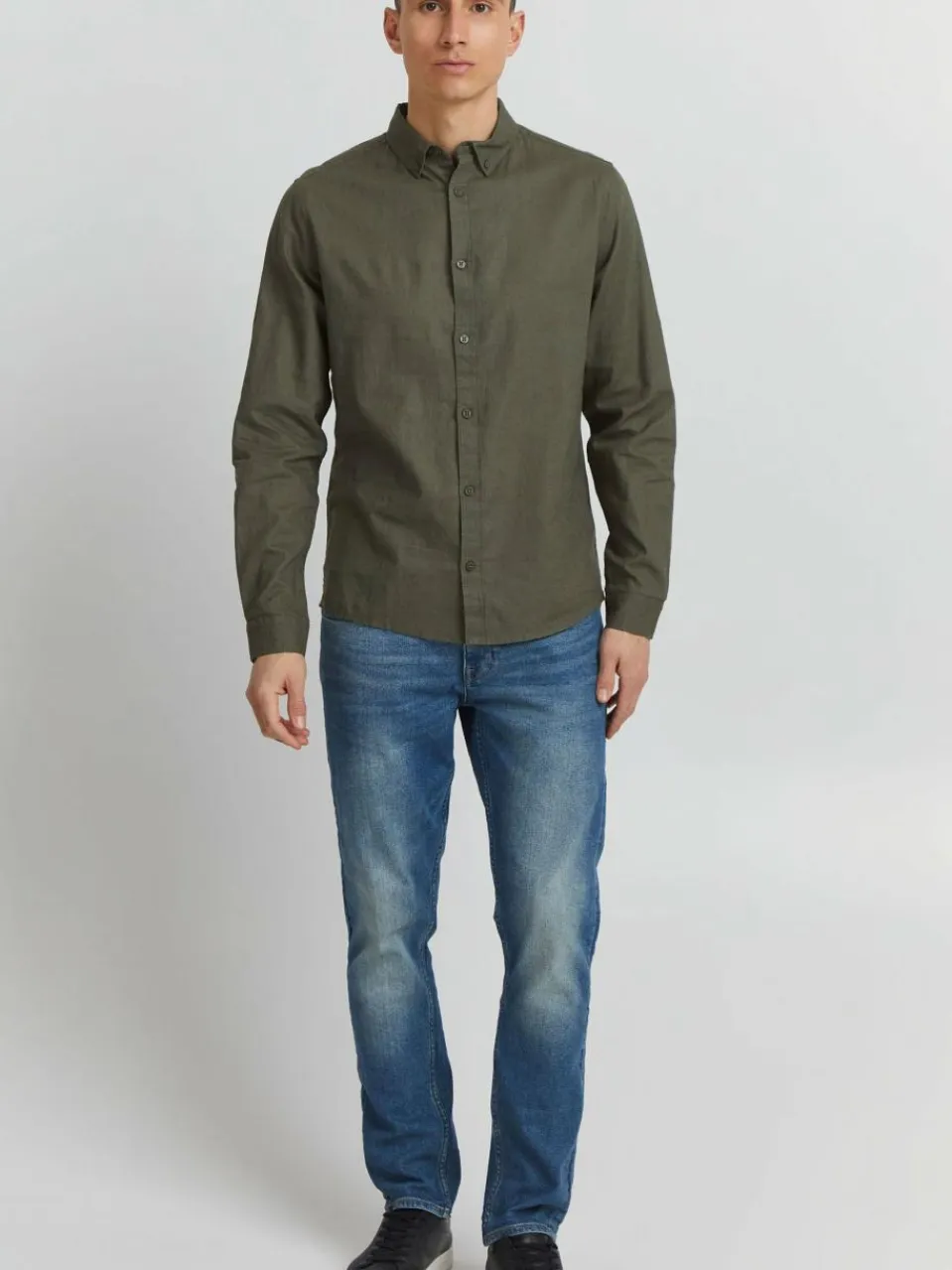 Herren Indicode Hemden>Herren Langarmhemd - IDHanko