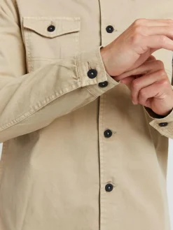 11 Project Hemden<Herren Langarmhemd - PRJohann beige uni