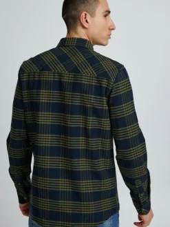 11 Project Hemden<Herren Langarmhemd - PRPhineas grün kariert