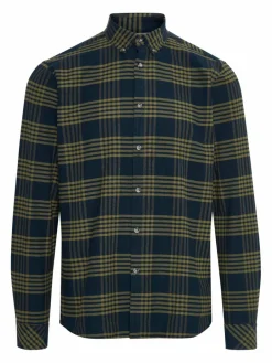 11 Project Hemden<Herren Langarmhemd - PRPhineas grün kariert