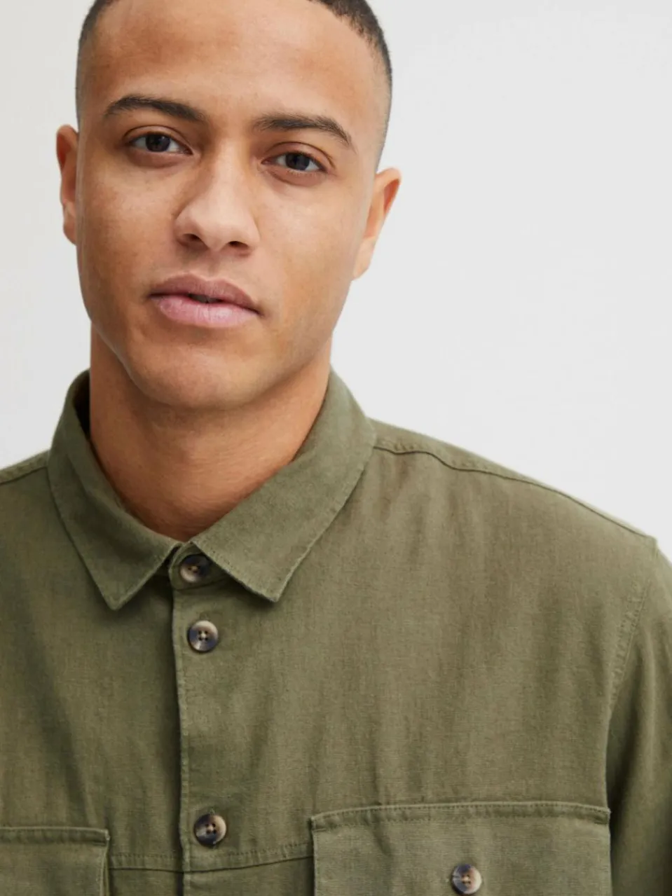 Herren Solid Hemden>Herren Langarmhemd - SDAllan