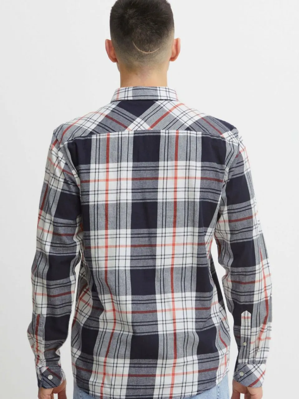 Solid Hemden<Herren Langarmhemd - SDEsdras blau kariert