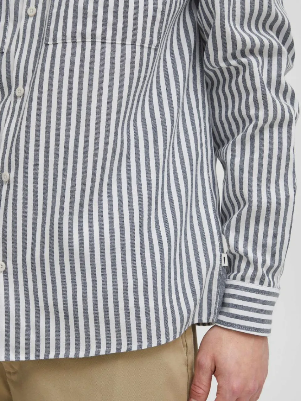 Solid Hemden<Herren Langarmhemd - SDGamal blau gemustert