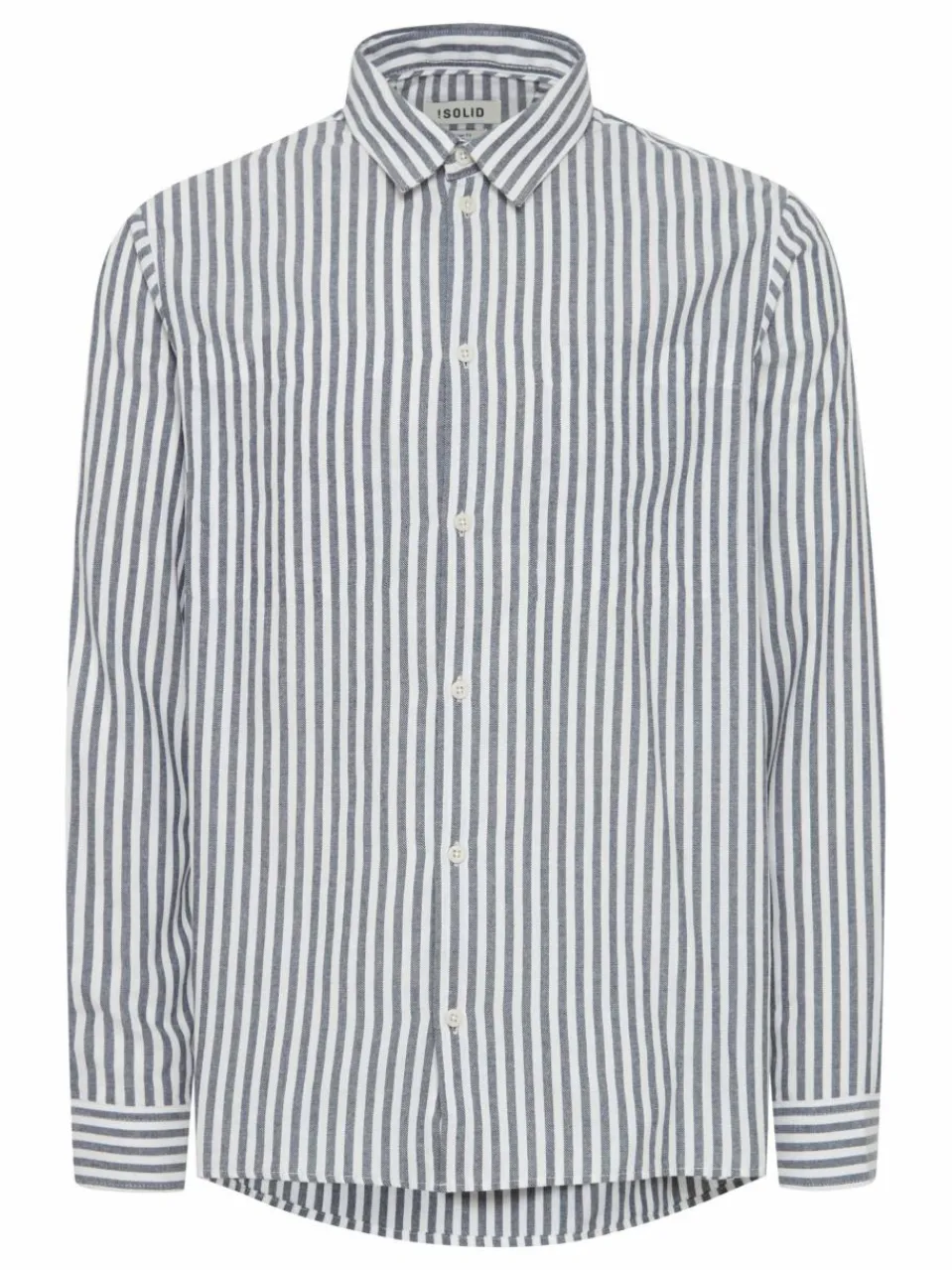 Solid Hemden<Herren Langarmhemd - SDGamal blau gemustert