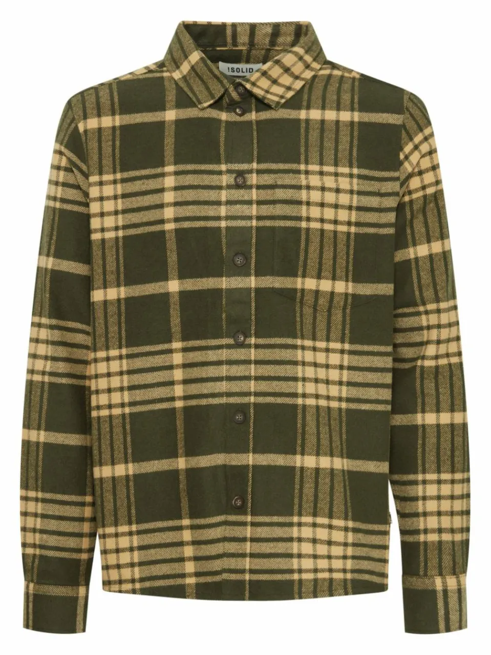 Herren Solid Hemden>Herren Langarmhemd - SDNAB