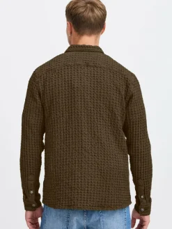 Herren Solid Hemden>Herren Langarmhemd - SDNELIX