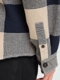 Solid Hemden<Herren Langarmhemd - SDOLIVER blau kariert