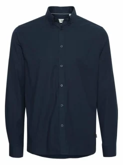 Solid Hemden<Herren Langarmhemd - SDVal blau uni