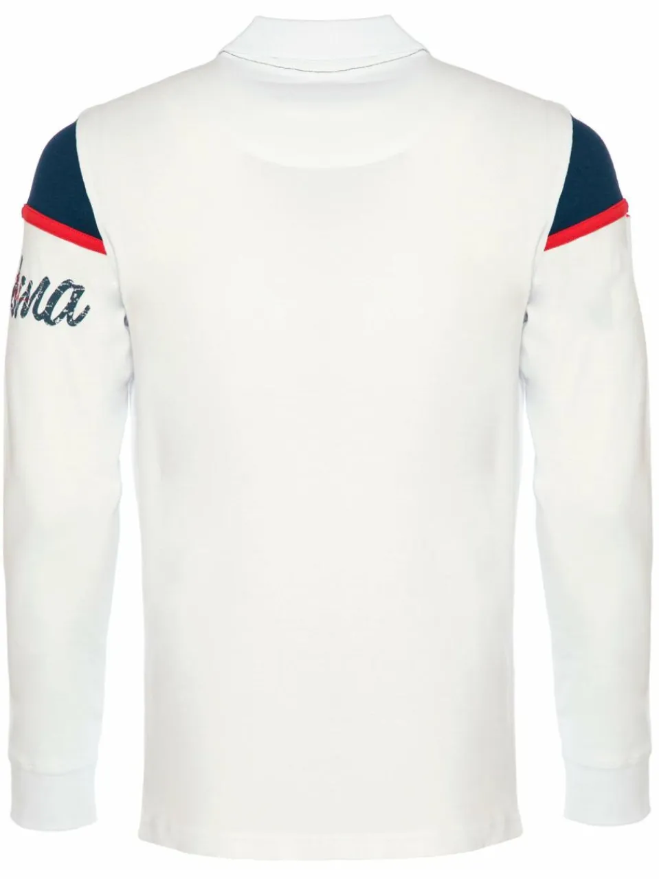 Carisma Poloshirts<Herren Langarm-Polo weiß bedruckt