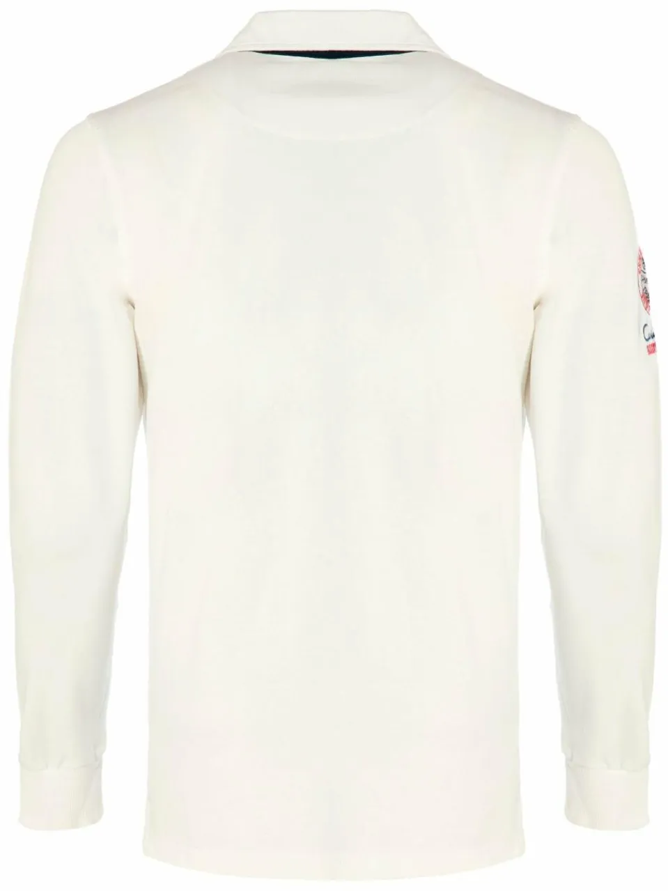 Carisma Poloshirts<Herren Langarm-Polo weiß bedruckt