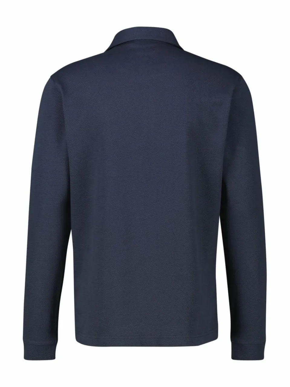 LERROS Poloshirts<Herren Langarm-Poloshirt marine uni