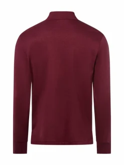 Polo Ralph Lauren Poloshirts|Shirts<Herren Langarm-Poloshirt bordeaux uni