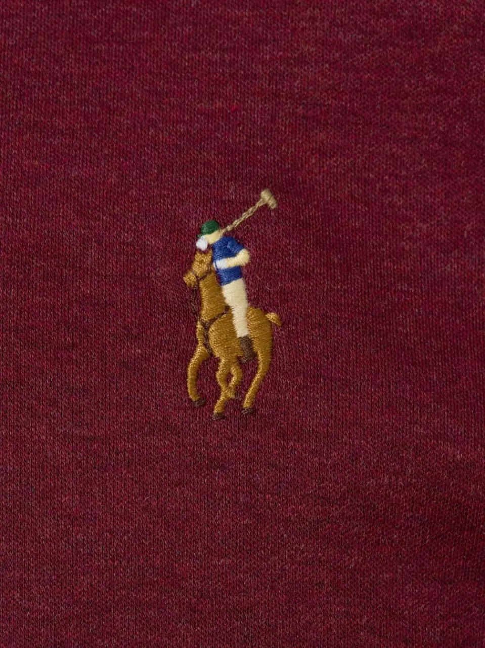 Polo Ralph Lauren Poloshirts|Shirts<Herren Langarm-Poloshirt bordeaux uni