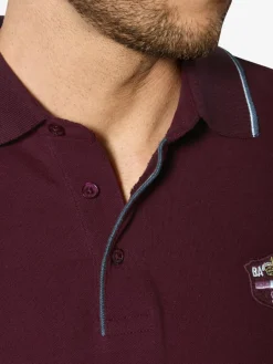 BABISTA Poloshirts<Herren Langarm-Poloshirt - MILANVETZO rot uni