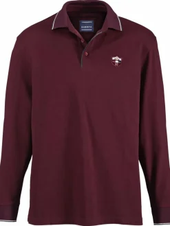 BABISTA Poloshirts<Herren Langarm-Poloshirt - MILANVETZO rot uni