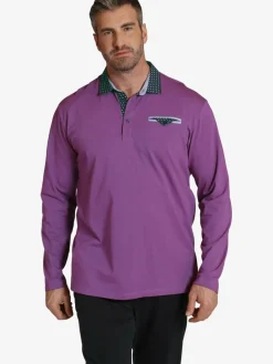 Herren Charles Colby Poloshirts>Herren Langarm-Poloshirt - EARL WYETT