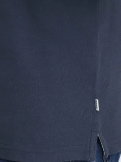 Solid Poloshirts<Herren Langarm-Poloshirt - SDHANGOR blau uni