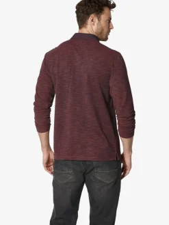 BABISTA Shirts<Herren Langarm-Poloshirt - ZUPATERRI rot uni