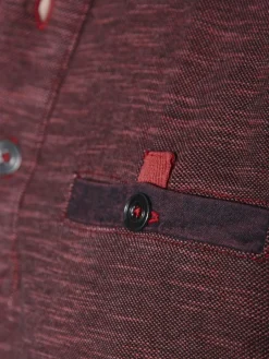 BABISTA Shirts<Herren Langarm-Poloshirt - ZUPATERRI rot uni